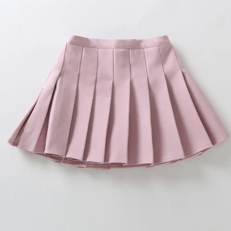 Girls Navy Blue Pleated Skirt Summer Wear - Image 3