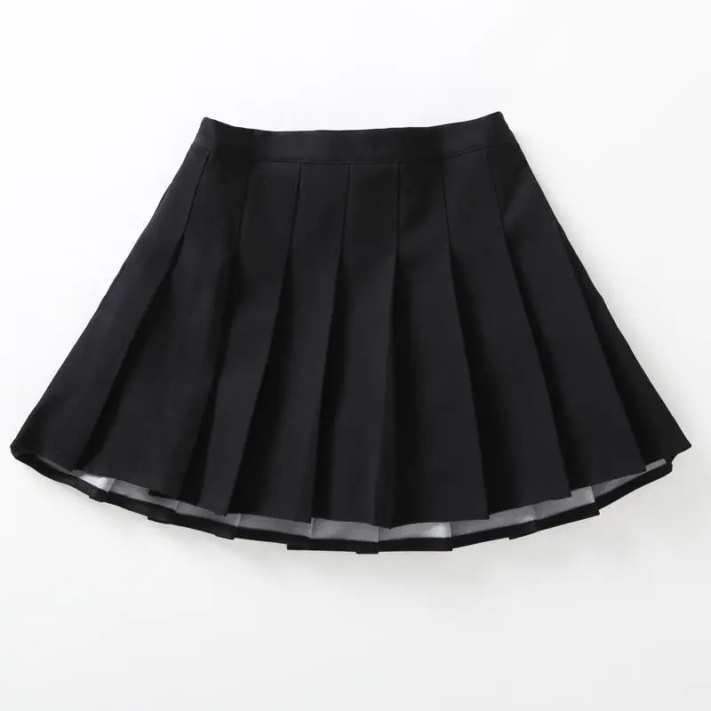 Girls Navy Blue Pleated Skirt Summer Wear - Image 5