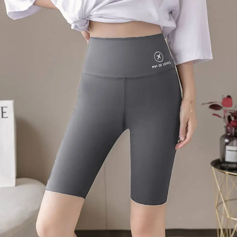 Women Black Stretch Yoga Pants Summer Leggings