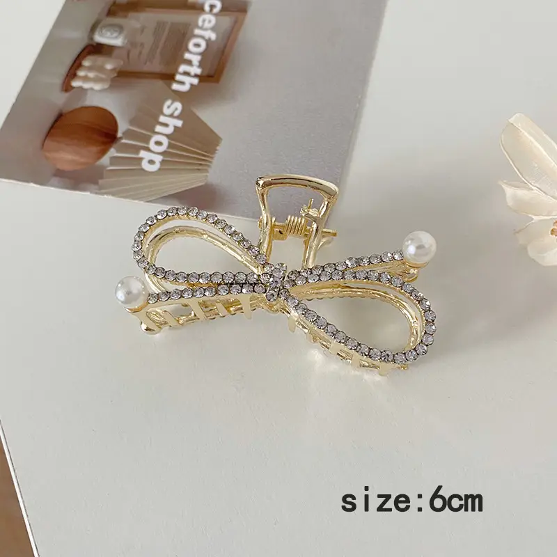 2024 New Metal Hairpin Mermaid Tail Clip Back of the Head Korean Internet Celebrity Temperament Small Shark Clip Hairpin - Image 12