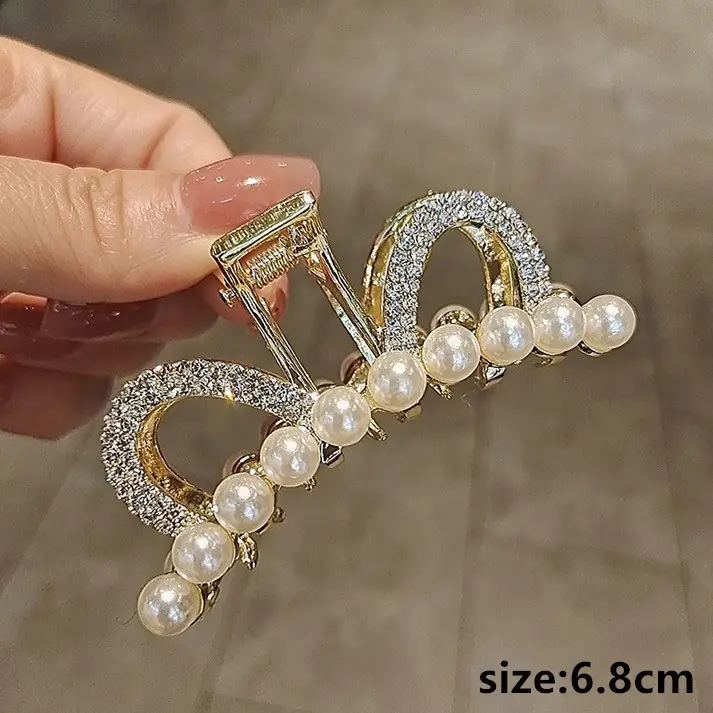 2024 New Metal Hairpin Mermaid Tail Clip Back of the Head Korean Internet Celebrity Temperament Small Shark Clip Hairpin - Image 14