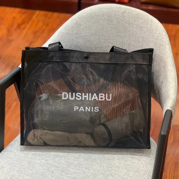 New Korean Style Mesh Wash Bag Large Capacity - Image 2