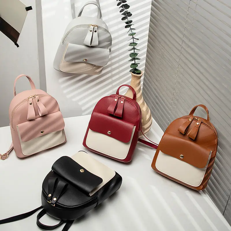 Pink Crossbody Korean Style Backpack for Women