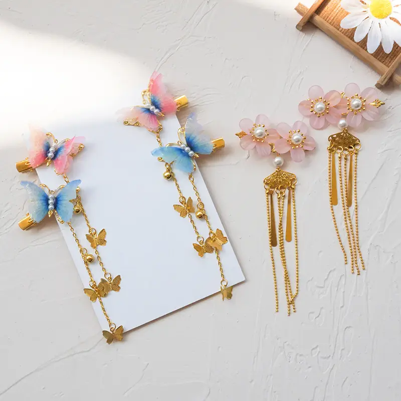 New Super Fairy Children's Antique Hairpin Princess Hanfu Accessories - Image 29