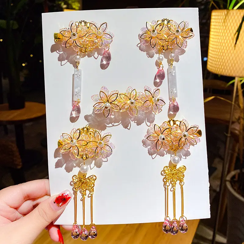 New Super Fairy Children's Antique Hairpin Princess Hanfu Accessories - Image 14