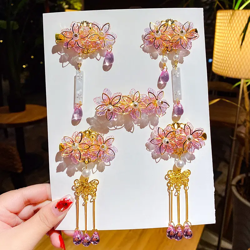 New Super Fairy Children's Antique Hairpin Princess Hanfu Accessories - Image 15