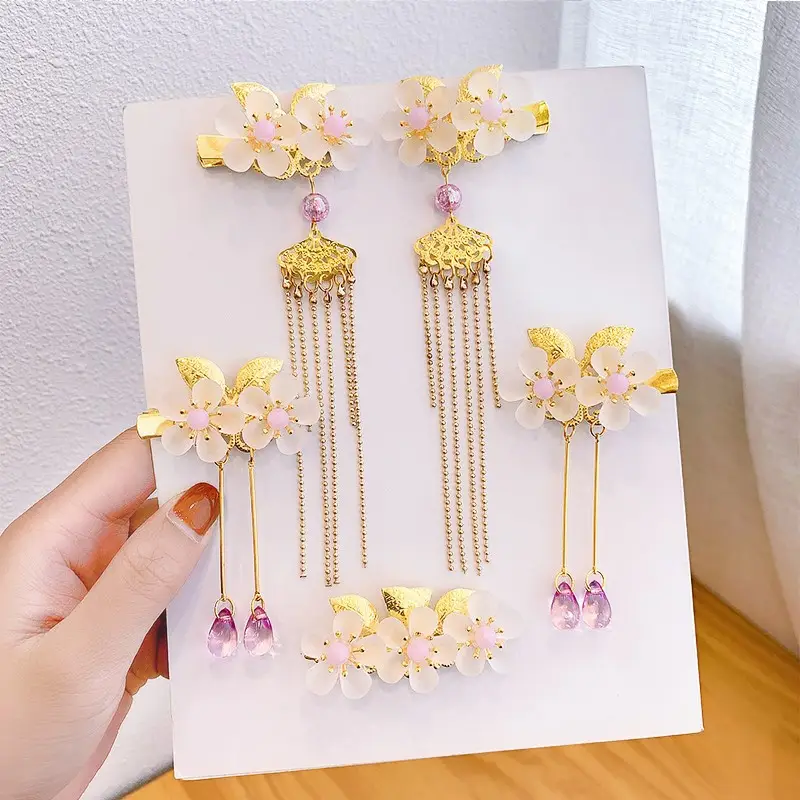 New Super Fairy Children's Antique Hairpin Princess Hanfu Accessories - Image 8