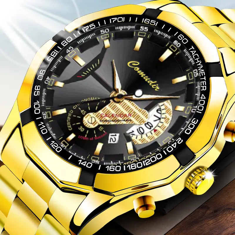 All gold black face [Steel Strip]]