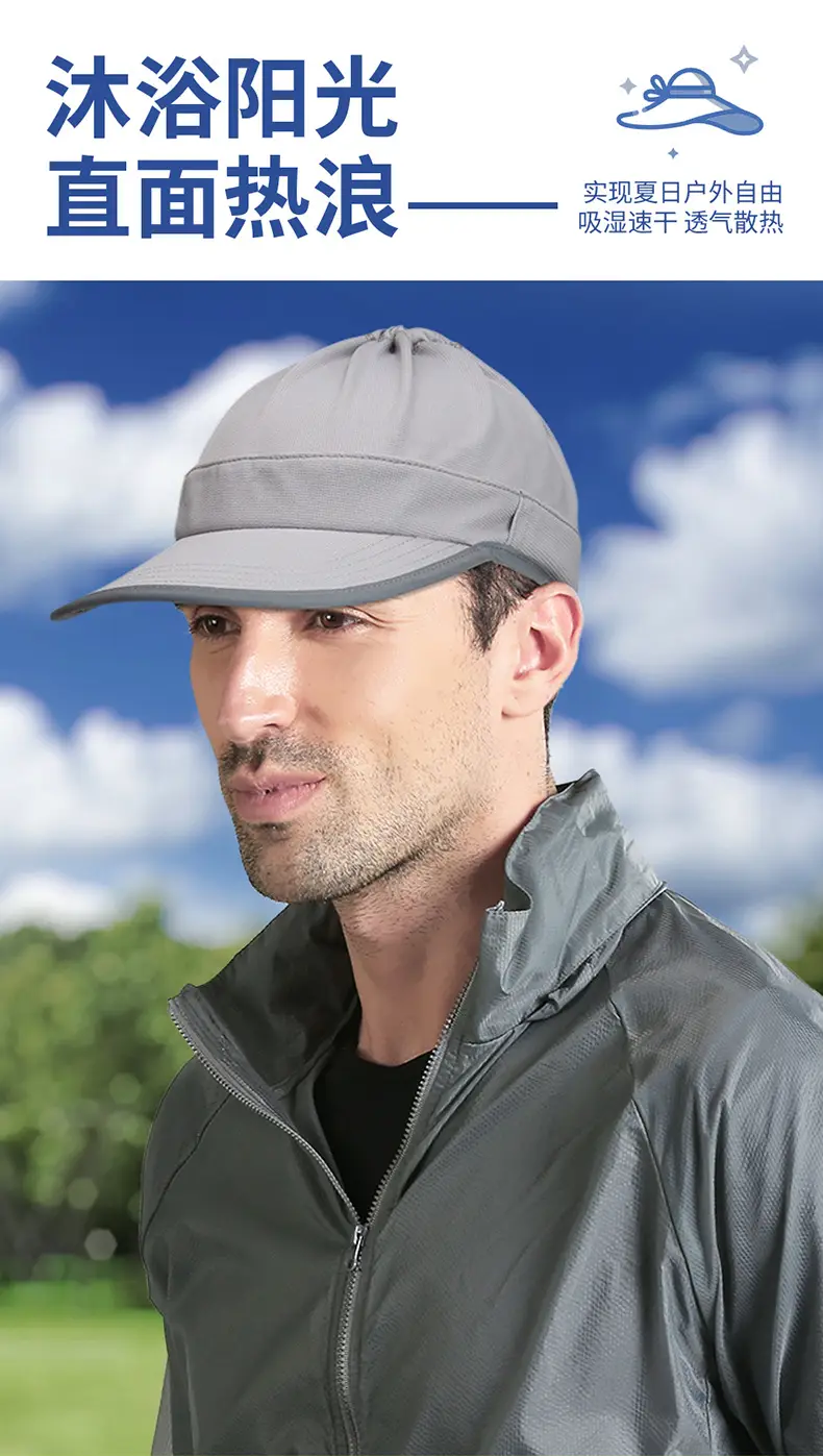 Men Navy Blue Riding Hat with Adjustable Strap — feature 7