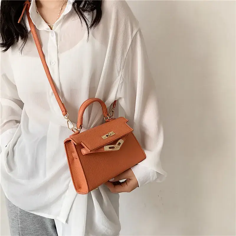 Women's Shoulder Bag 2021 Summer Kelly Style Beige - Image 9