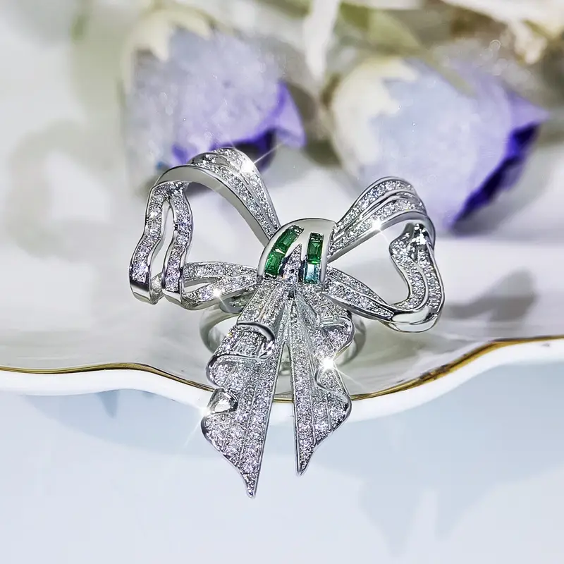 South Korea Butterfly Zircon Necklace Set