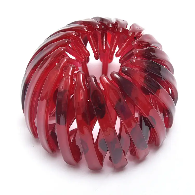 Red Hair Ring Ponytail Buckle for Women - Image 12