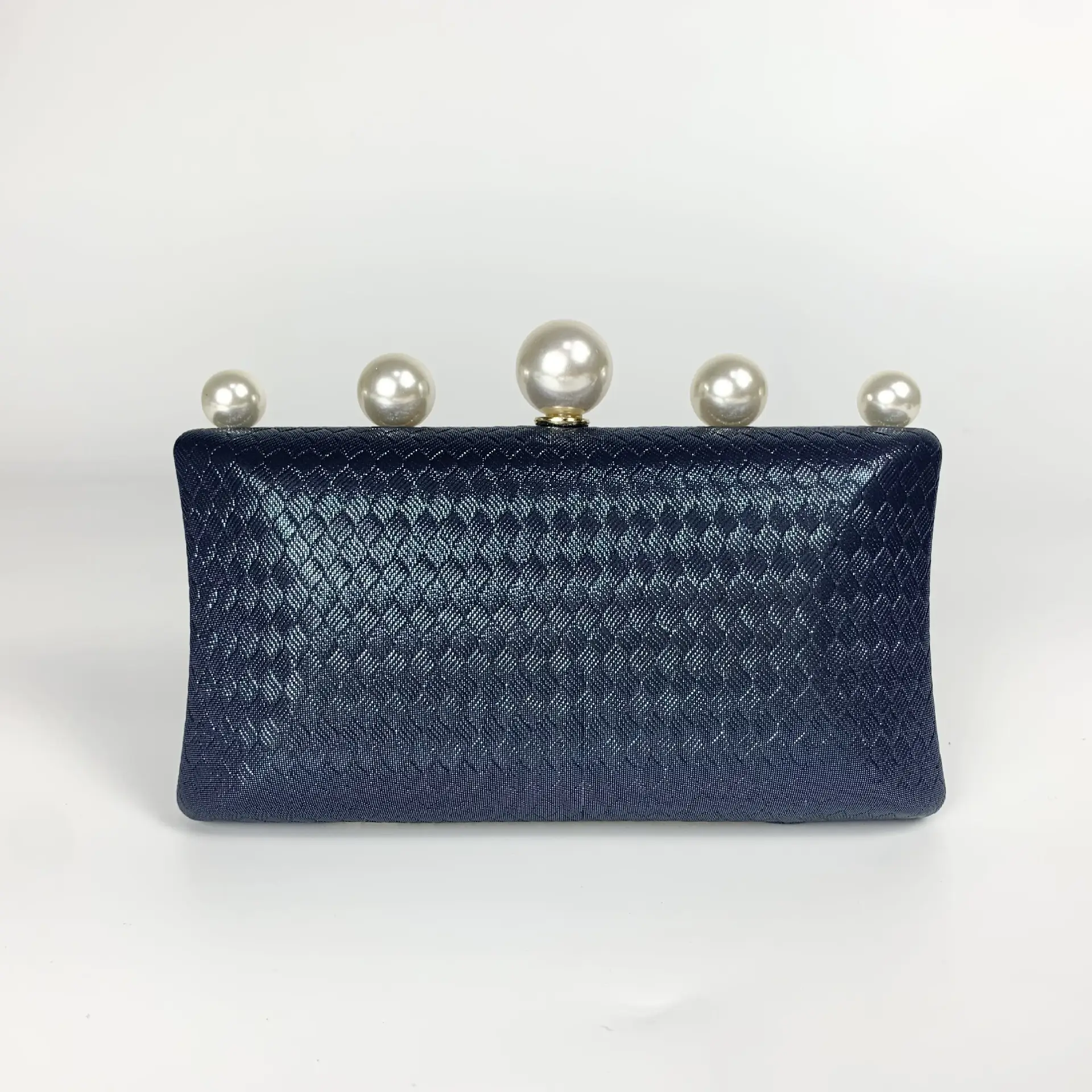 Retro Pearl Crossbody Evening Bag Women's Textured Chain - Image 3