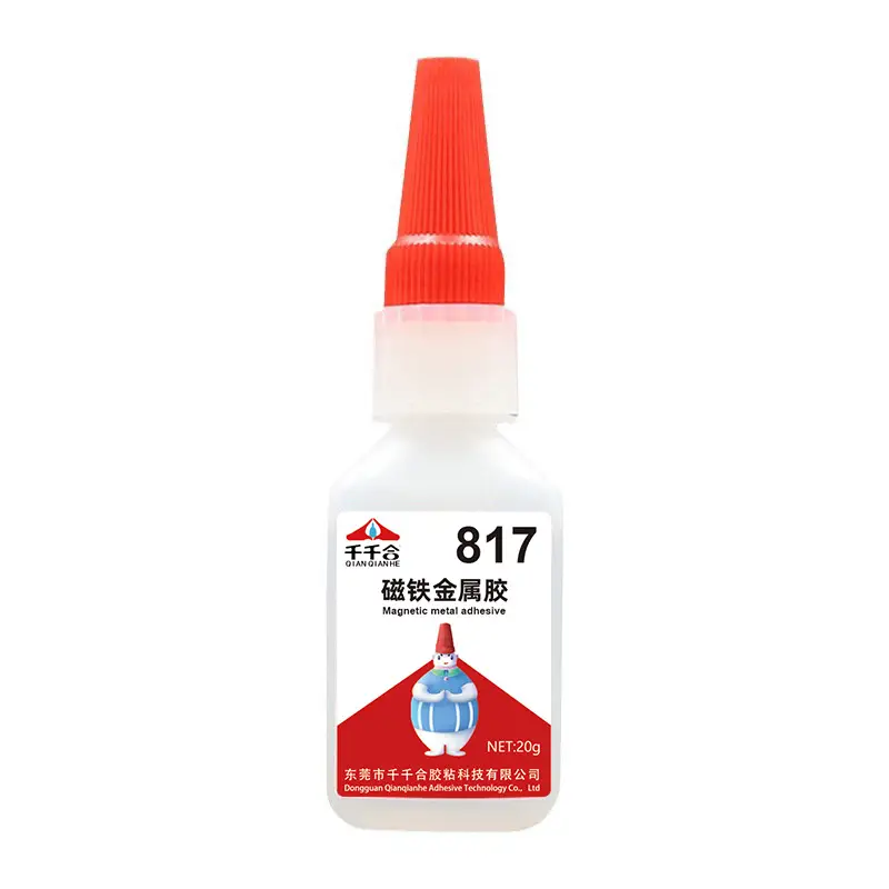 Qianqihe 817 Magnet Metal Glue 200g Wireless Rechargeable Battery Phone Watch Glue Electroplating Metal Glue Special - Image 5