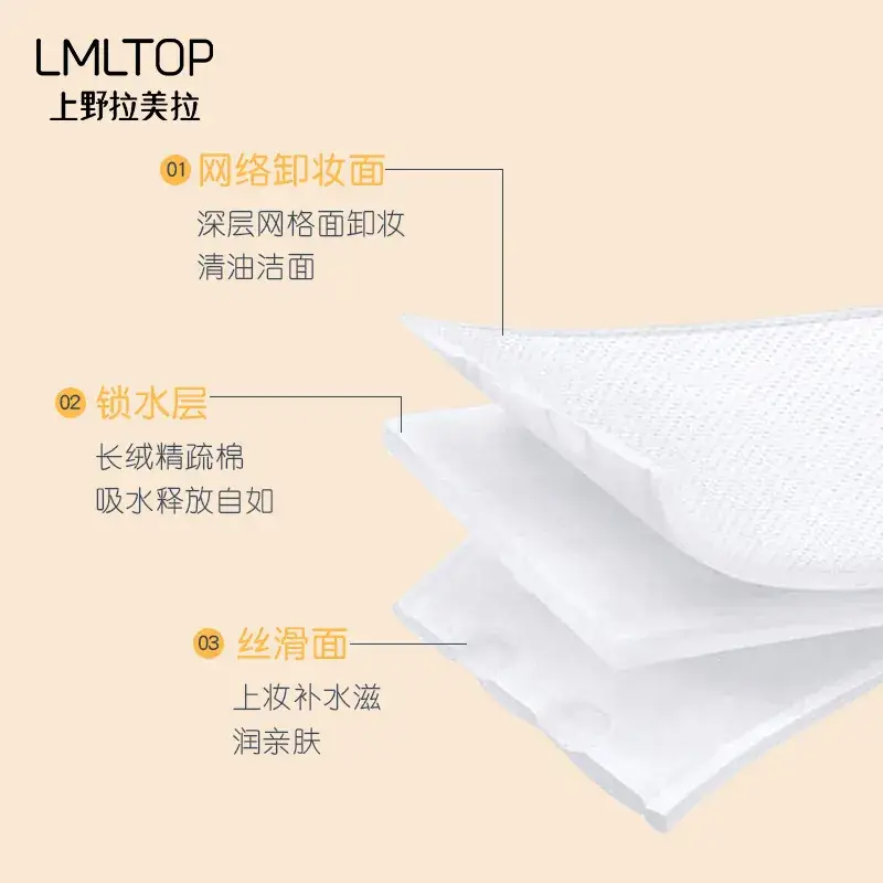 Double Effect Cotton Makeup Remover 222 Pcs - Image 7