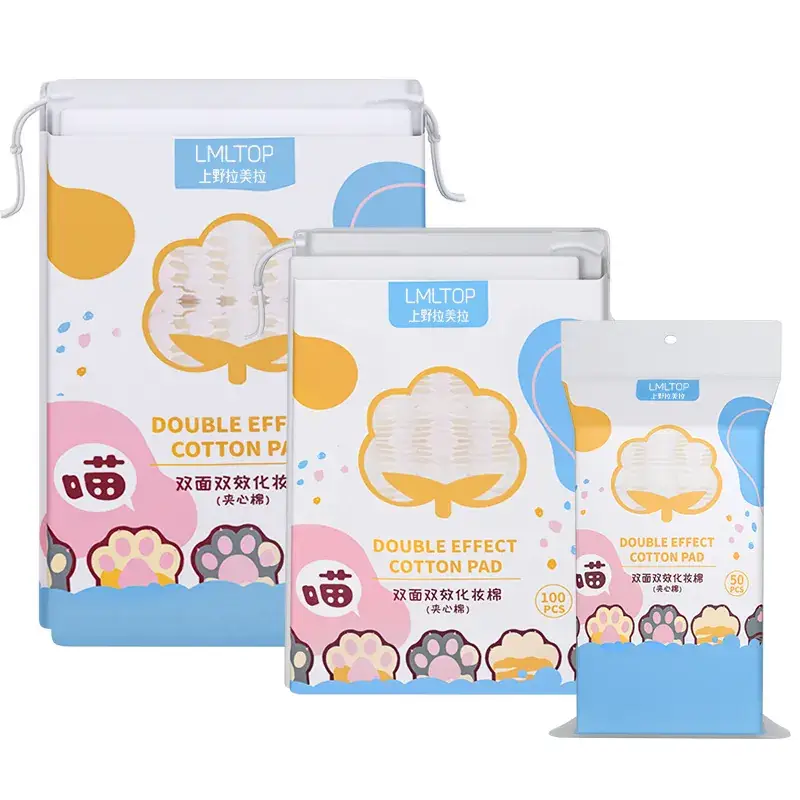 Double Effect Cotton Makeup Remover 222 Pcs - Image 9