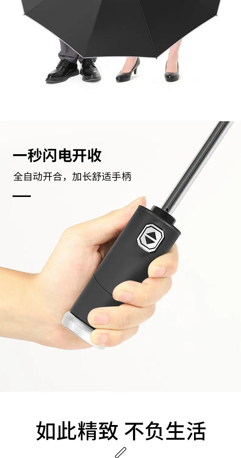 Foldable UV Protection Umbrella for Women Black β feature 8