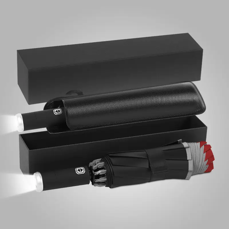 Foldable UV Protection Umbrella for Women Black - Image 16