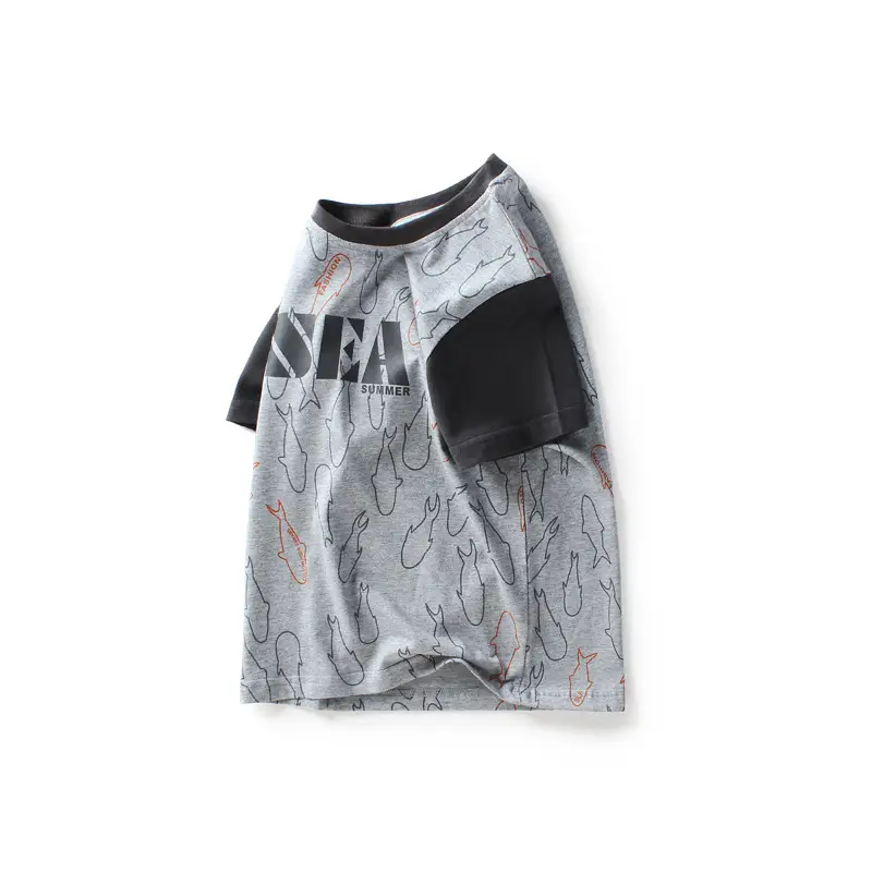 2023 Kids Summer Printed T-Shirts Set - Image 3