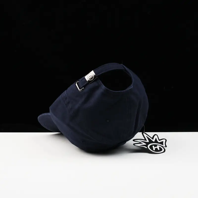 Men's Navy Blue Adidas Logo Baseball Cap — feature 7
