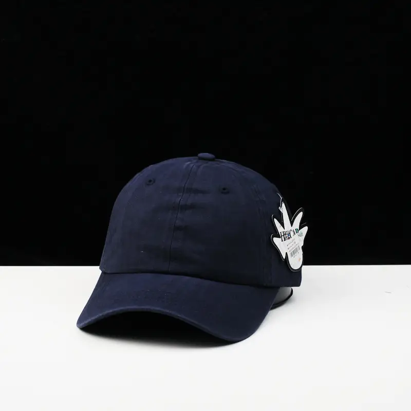 Men's Navy Blue Adidas Logo Baseball Cap - Image 5