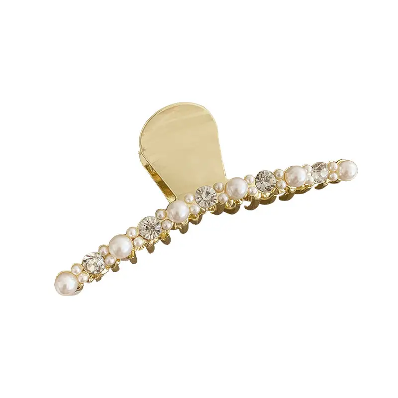 Large Pearl Hairpin Clip for Women