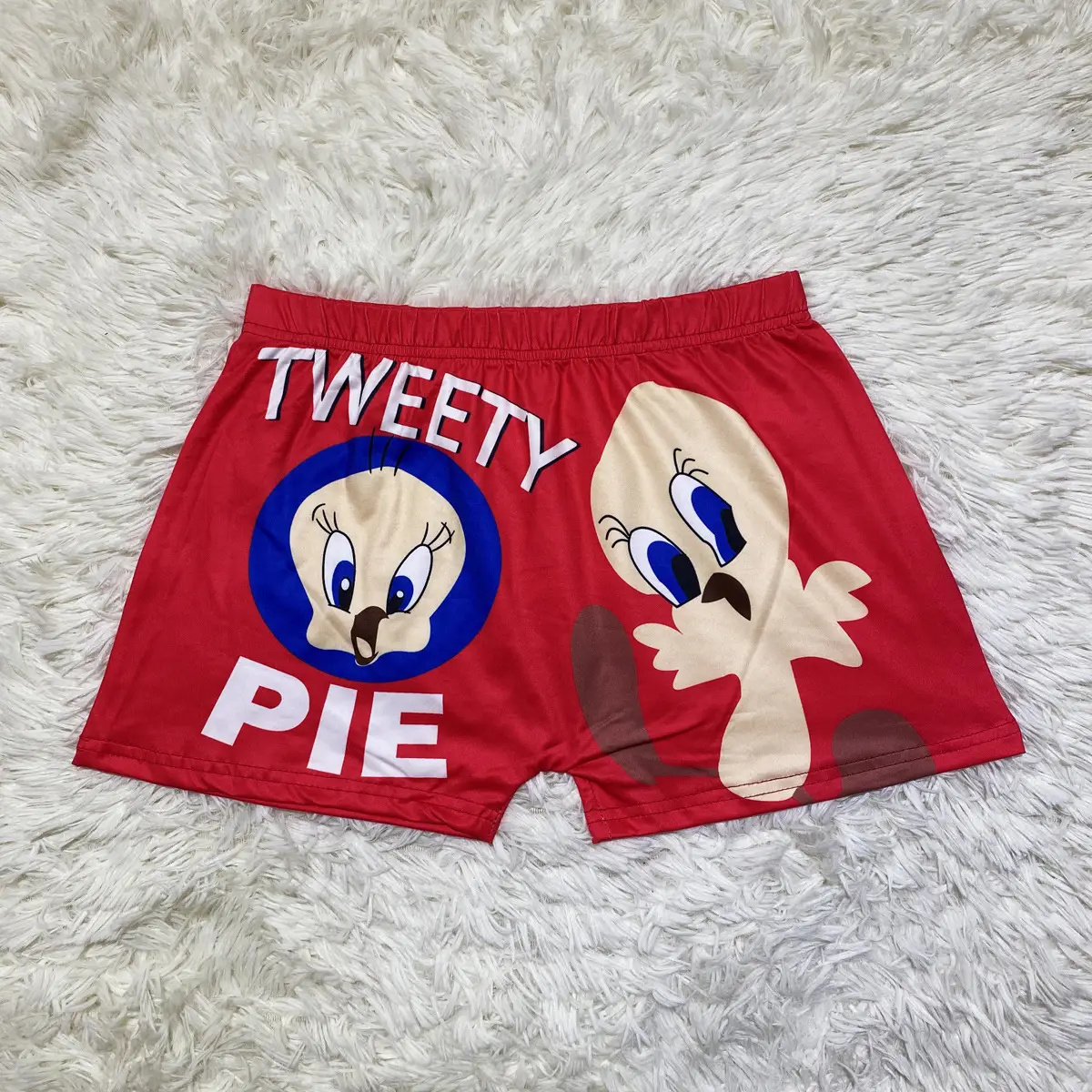 Women's Blue Printed Tight Shorts Pure Water Design - Image 10