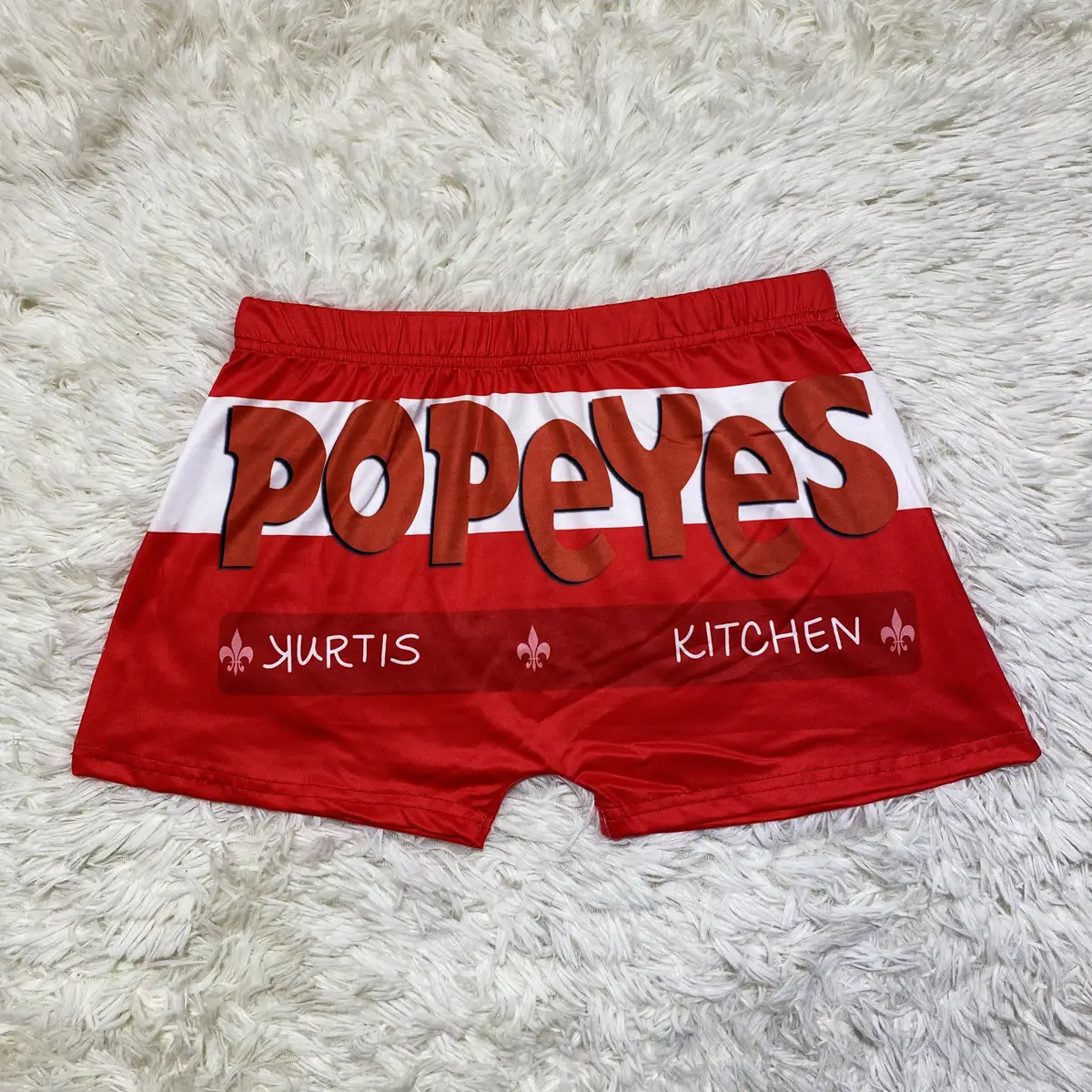 Women's Blue Printed Tight Shorts Pure Water Design - Image 8