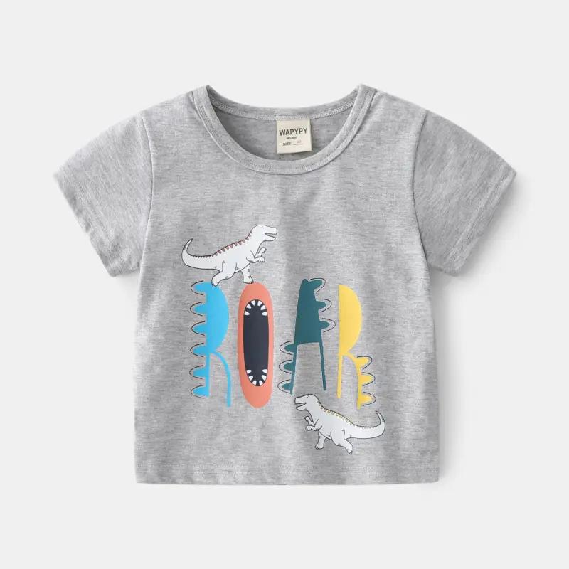 Children's Cartoon Printed T-Shirts 2024 Summer Boys - Image 2