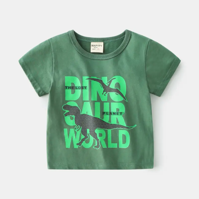 Children's Cartoon Printed T-Shirts 2024 Summer Boys - Image 3