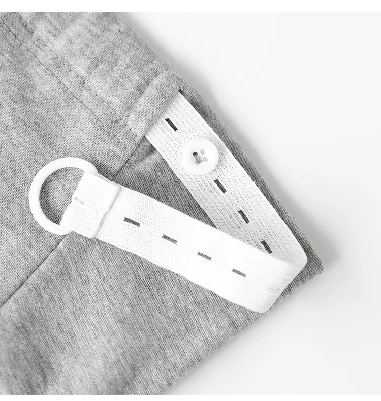Pregnant Women's Grey Cross Modal Leggings Low Waist — feature 23