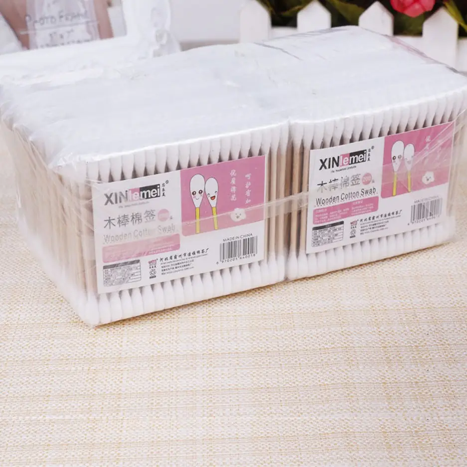 Le Mei 80-100 bags of double head disinfection cotton swabs