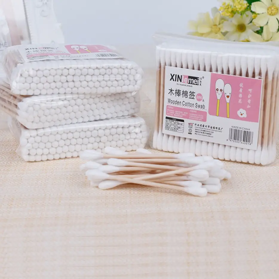 Le Mei 80-100 bags of double head disinfection cotton swabs