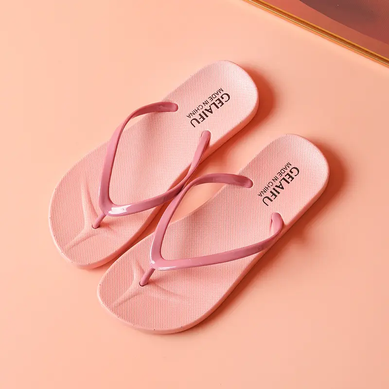 2025 Spring Plastic Flip Flops Women's Summer Shoes