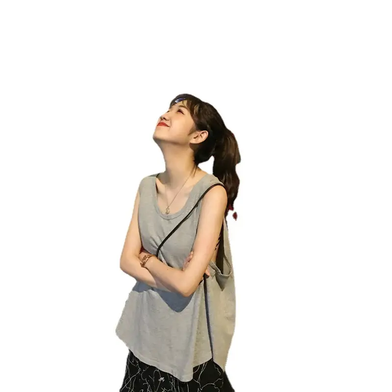 Women's Black Sleeveless Camisole Summer Top - Image 6