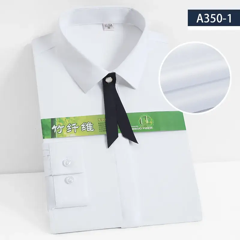Men's Lavender Bamboo Fiber Long Sleeve Shirt A350-2 - Image 19