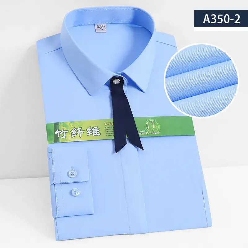 Men's Lavender Bamboo Fiber Long Sleeve Shirt A350-2 - Image 20