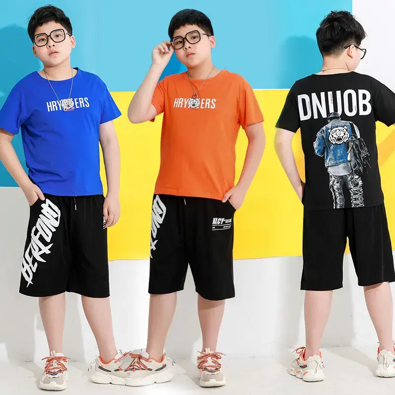 Fat Men Black Graphic Shorts Set Medium to XL - Image 6