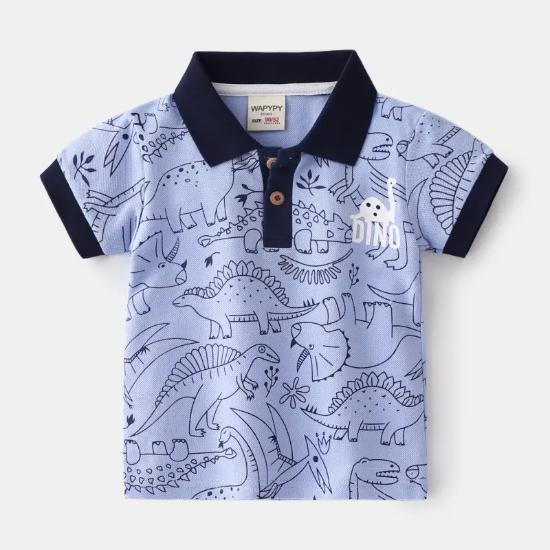 Blue-Dinosaur Full Print