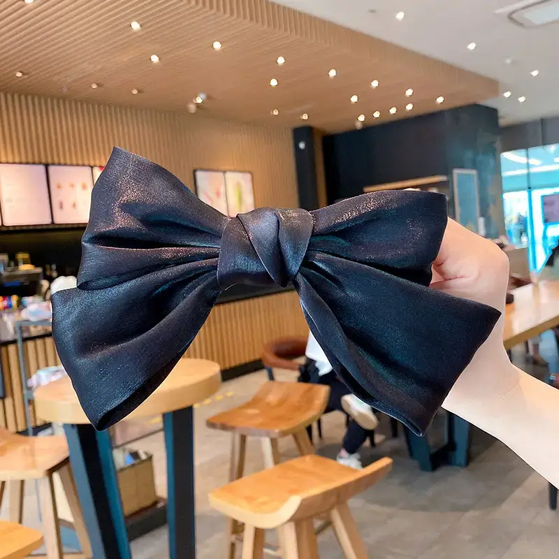 Pink Bow Hairpin for Girls Top Clip South Korea - Image 2