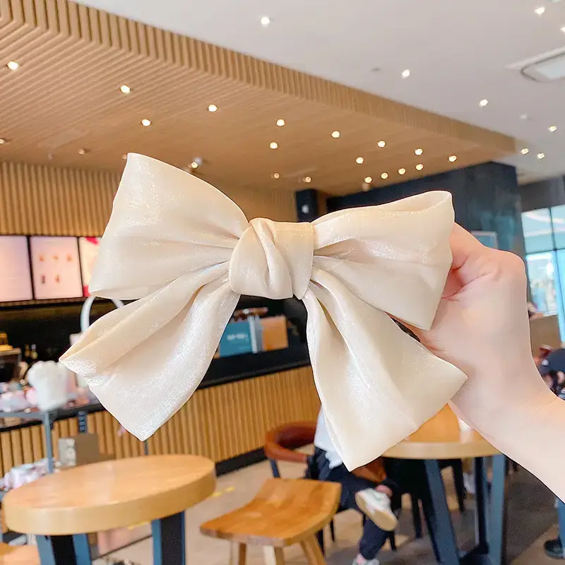 Pink Bow Hairpin for Girls Top Clip South Korea - Image 5