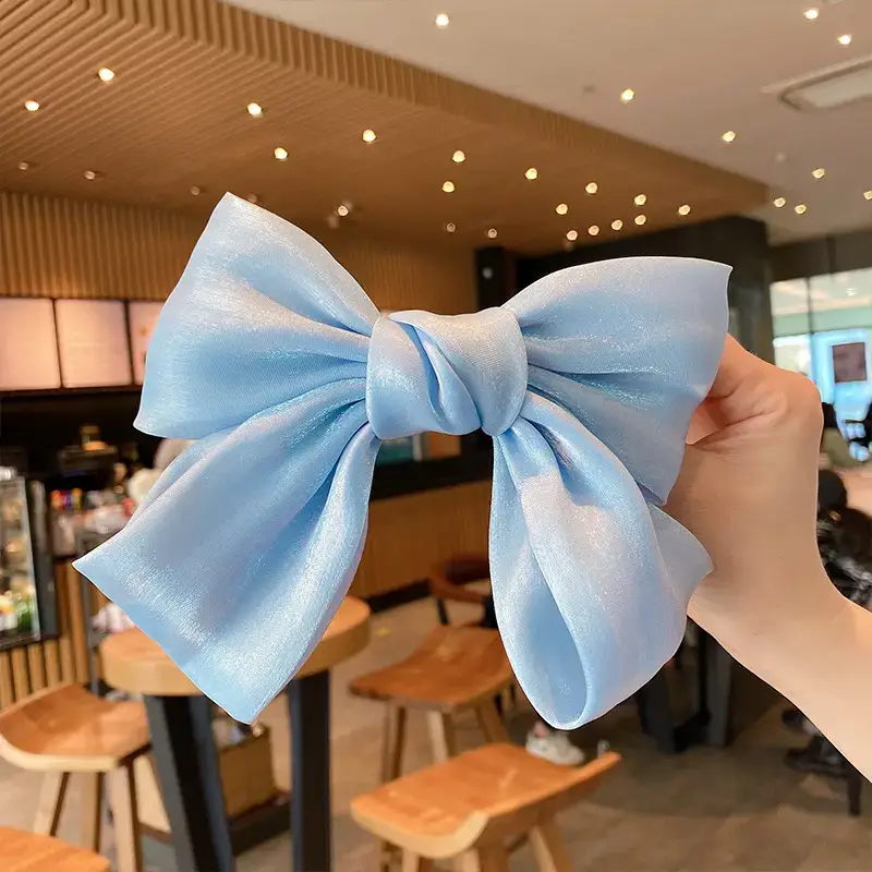 Pink Bow Hairpin for Girls Top Clip South Korea - Image 6