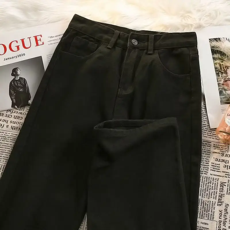 Women Wide Leg Jeans Spring 2025 High Waist Loose Fit