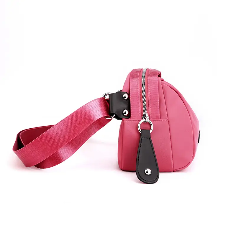 Women's Pink Oxford Cloth Shoulder Bag 2024 - Image 10