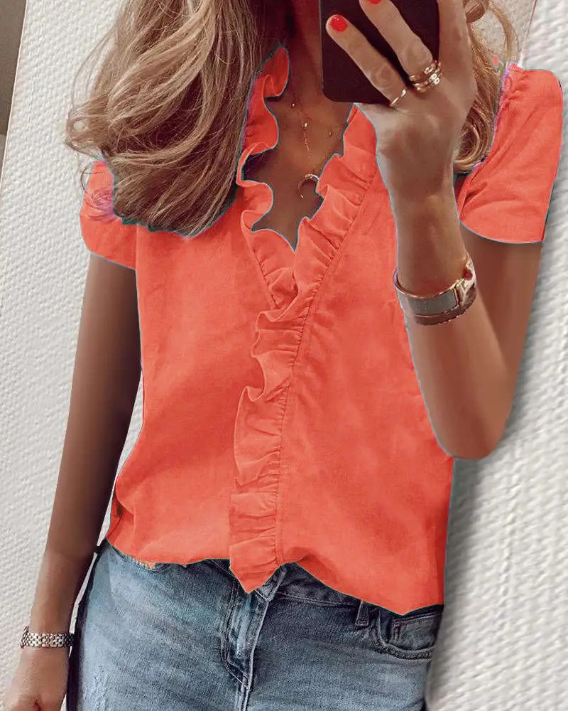 Short Sleeve-Orange