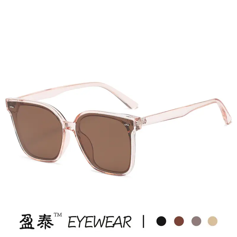 Men's Trendy Anti-UV Sunglasses with Pink Frames - Image 9