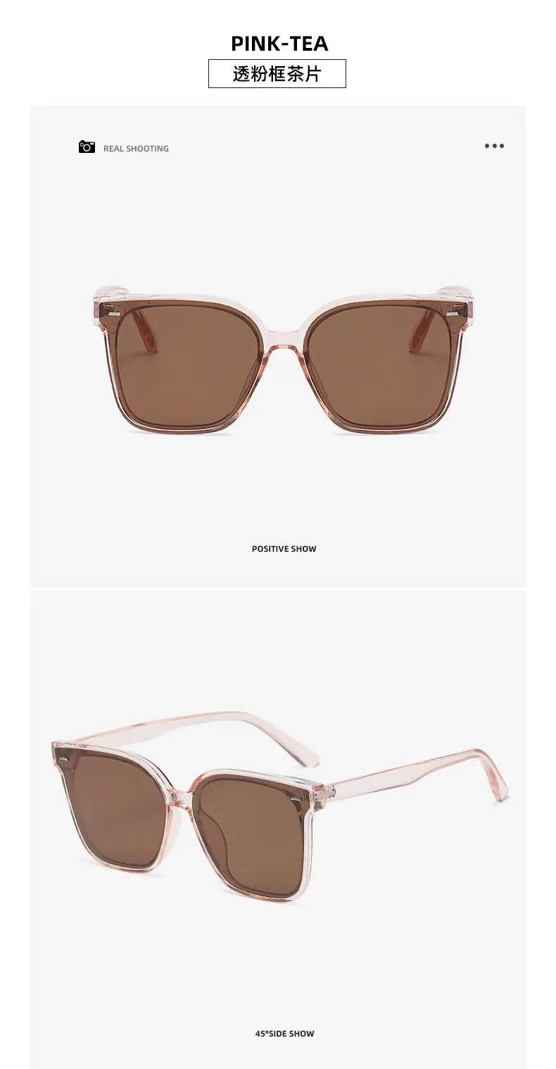 Men's Trendy Anti-UV Sunglasses with Pink Frames — feature 19