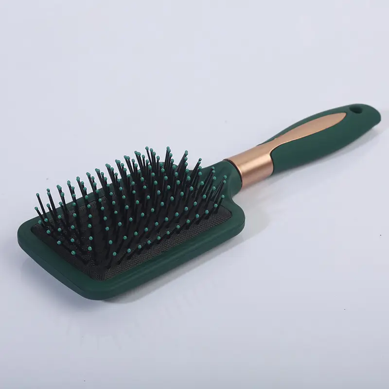 Dark Green Massage Hair Comb with Negative Ion & Air Bag - Image 5