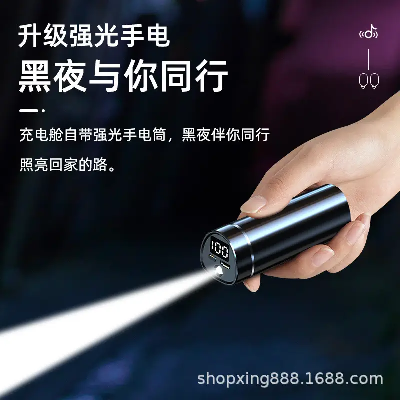 Mini True Wireless Headset with Touch Display & Bluetooth 5.2
