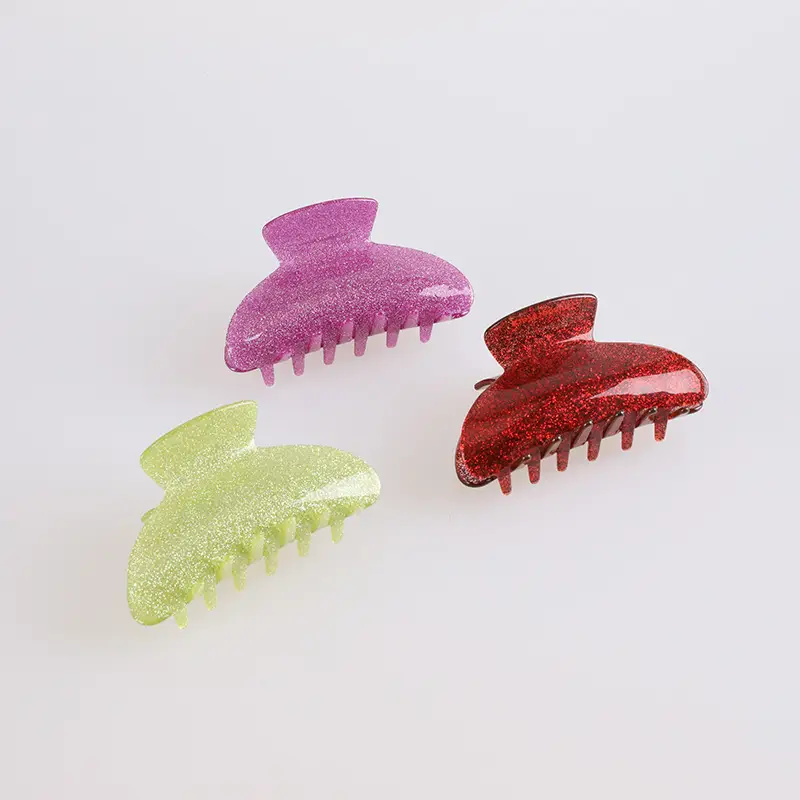 Multicolor Glitter Hair Clips for Women - Image 3